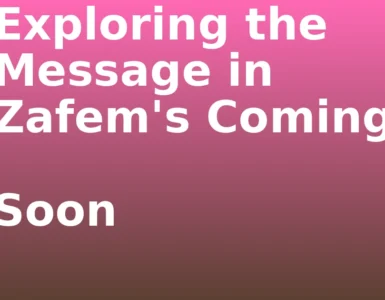 savalou- Exploring the Message in Zafem's Coming Soon